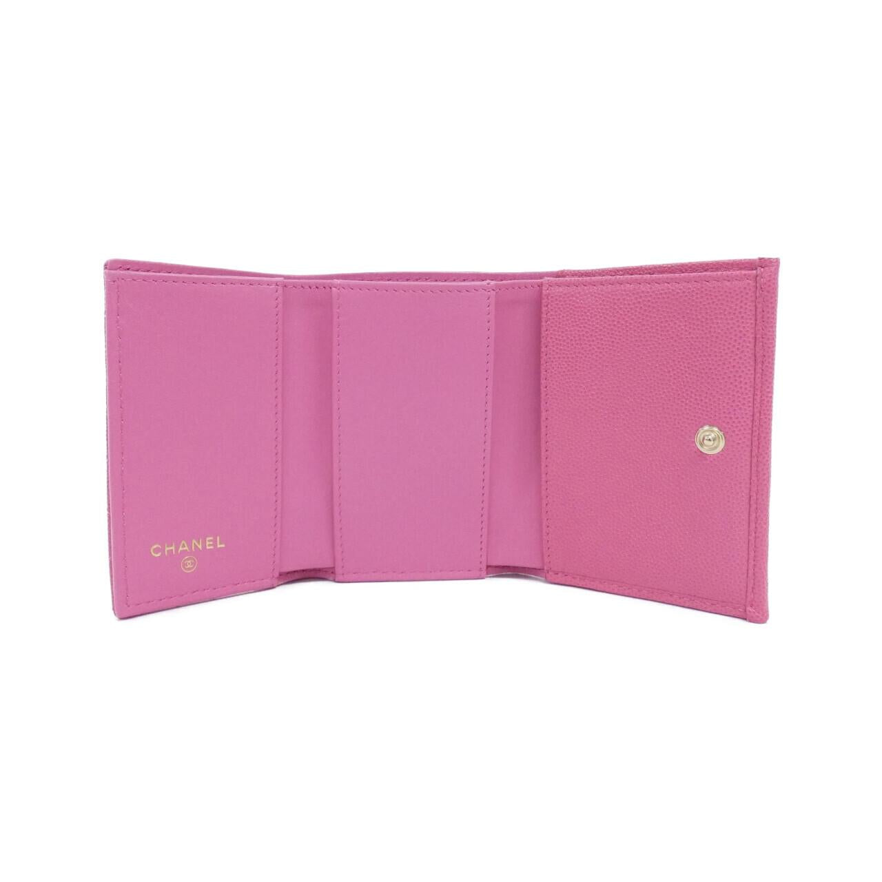 シャネル タイムレスクラシック キャビアスキン 財布