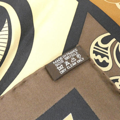 エルメス GEOMETRIE CRETOISE シルクスカーフ
