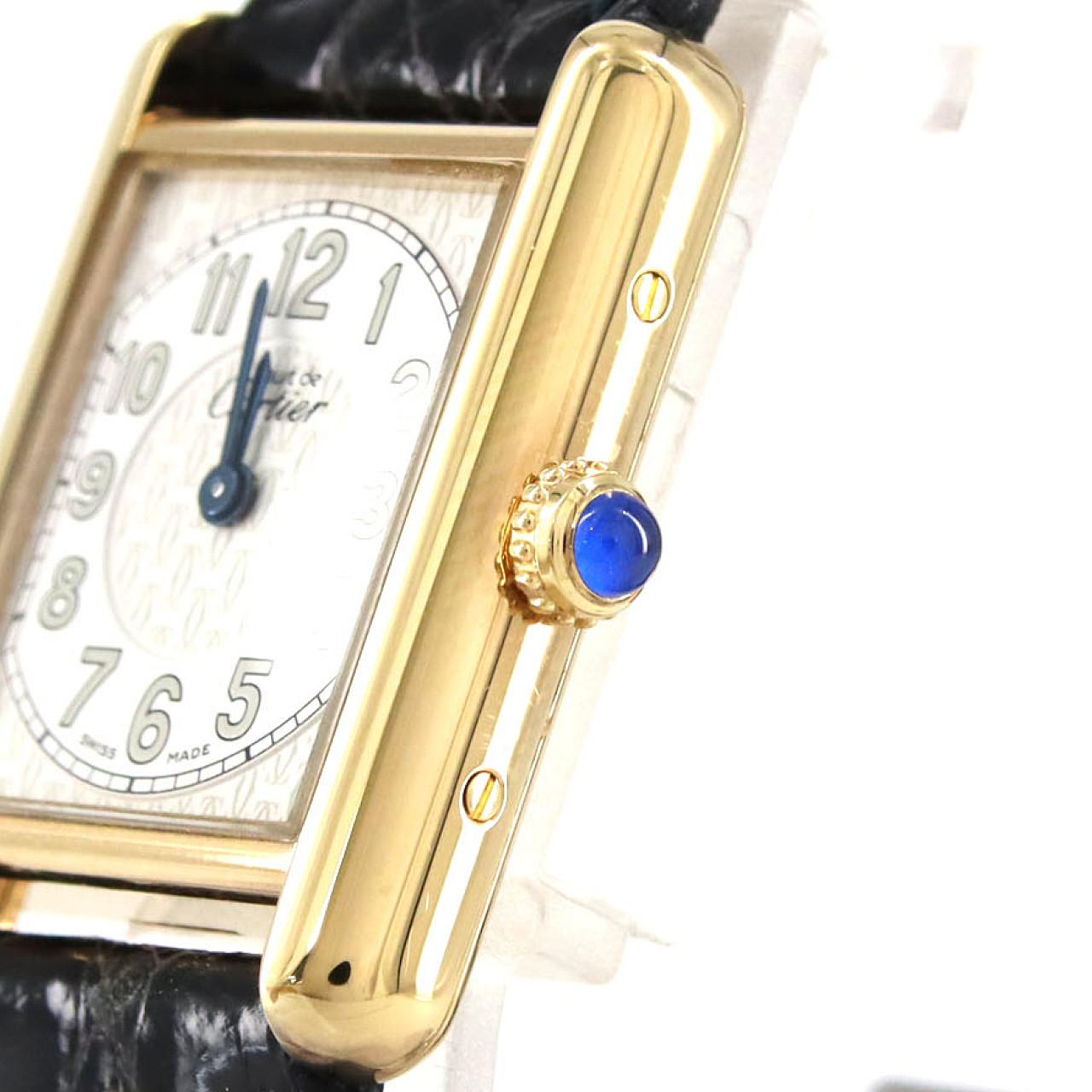 カルティエ マストタンク 金メッキ クォーツ