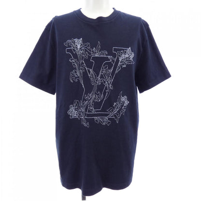 ルイヴィトン エンブロイダリーLVフラワー コットンTシャツ