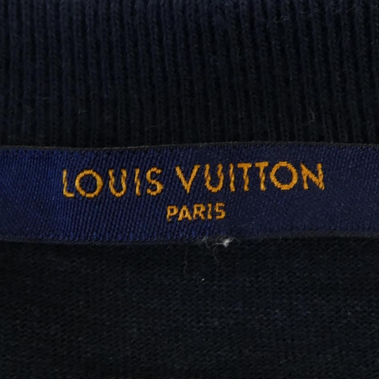 ルイヴィトン エンブロイダリーLVフラワー コットンTシャツ