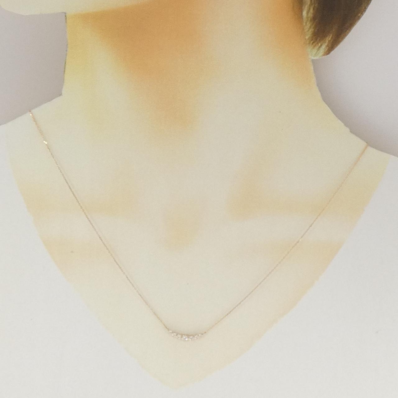 ヨンドシー Au750 ダイヤモンドネックレス