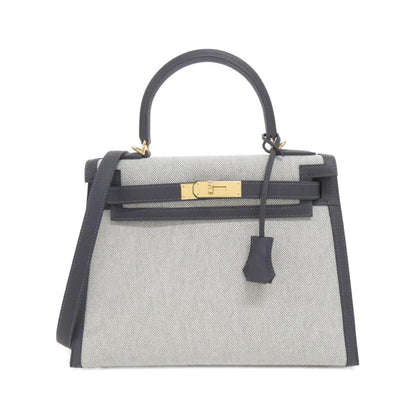 エルメス ケリー28 トワルアッシュ スイフト バッグ