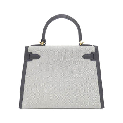 エルメス ケリー28 トワルアッシュ スイフト バッグ