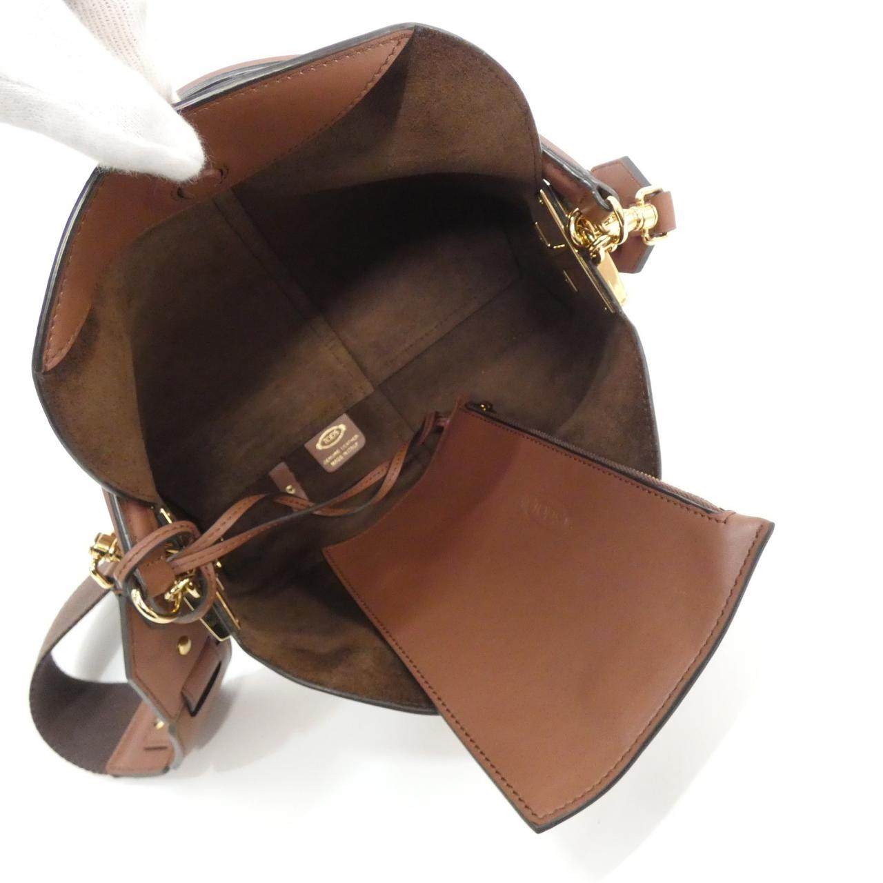 トッズ T TIMELESS レザーショルダーバッグ
