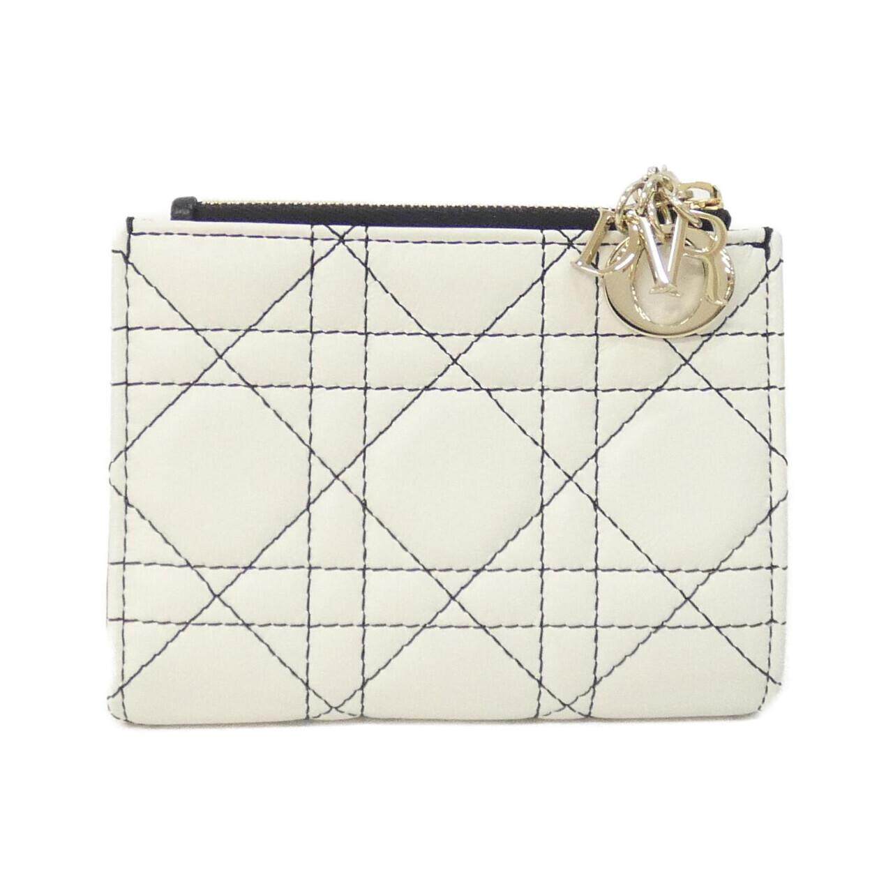 クリスチャンディオール LADY DIOR DAHLIA ラムスキン財布 日本限定