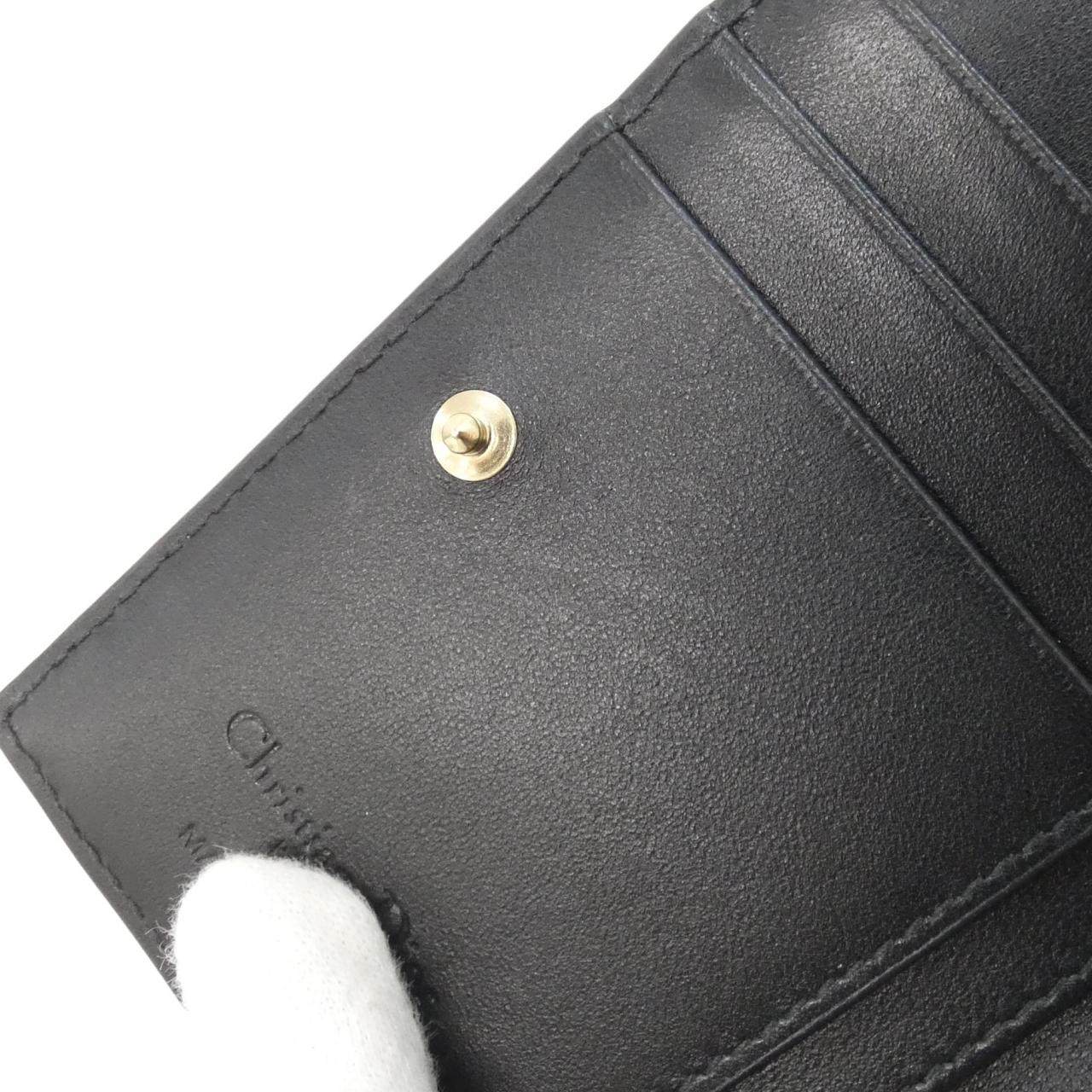 クリスチャンディオール LADY DIOR DAHLIA ラムスキン財布 日本限定