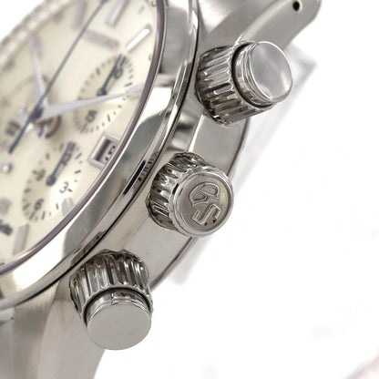 セイコー グランドセイコー スプリングドライブクロノグラフ ステンレススチール 腕時計