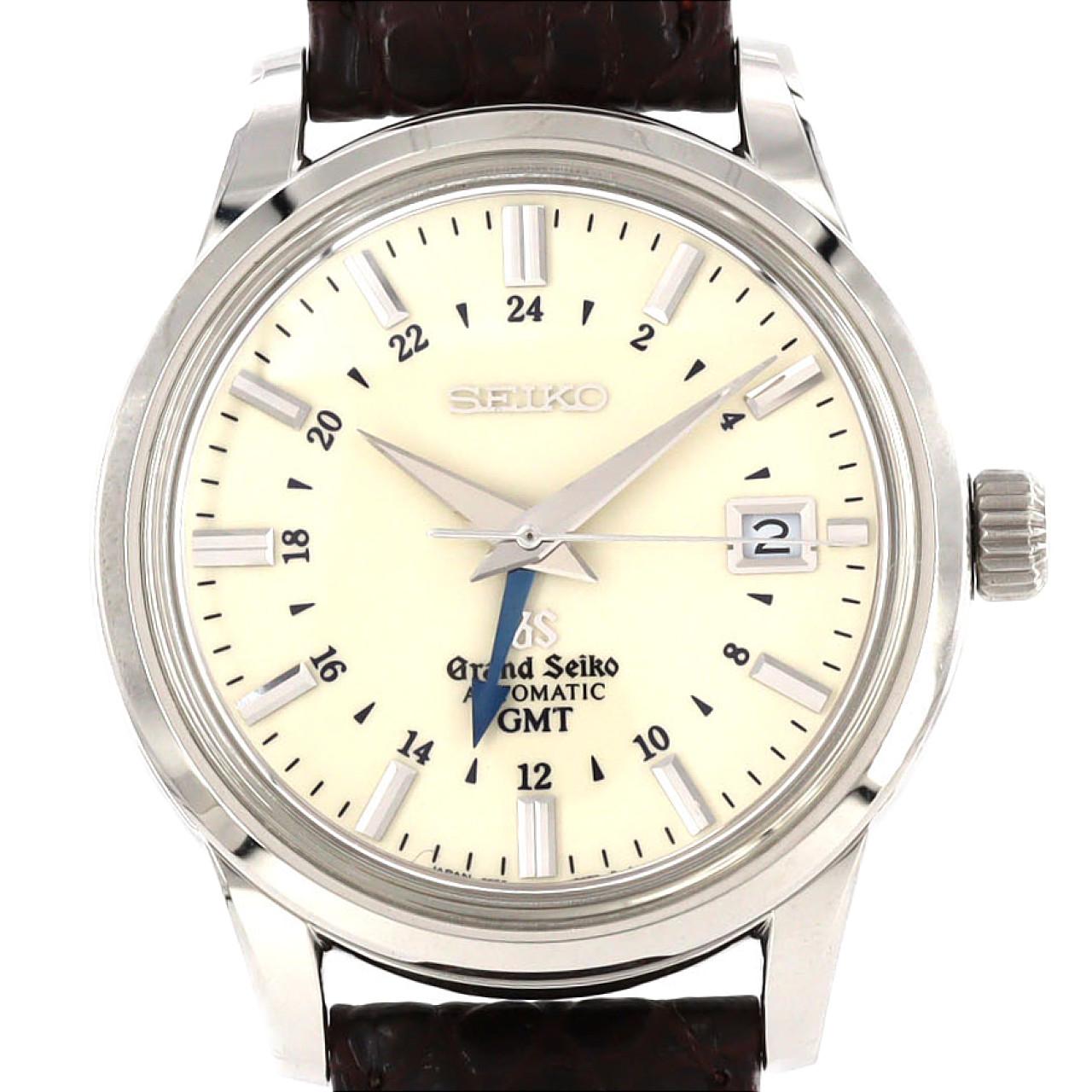 セイコー グランドセイコー オートマティック GMT ステンレススチール 腕時計