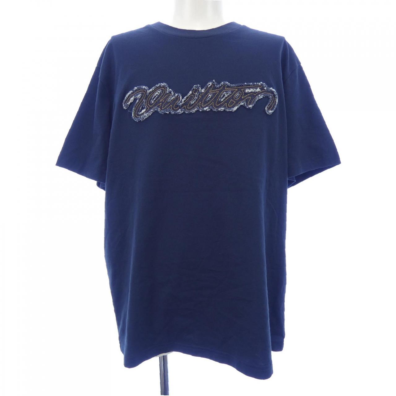 ルイヴィトン デニムシグネチャー コットンTシャツ