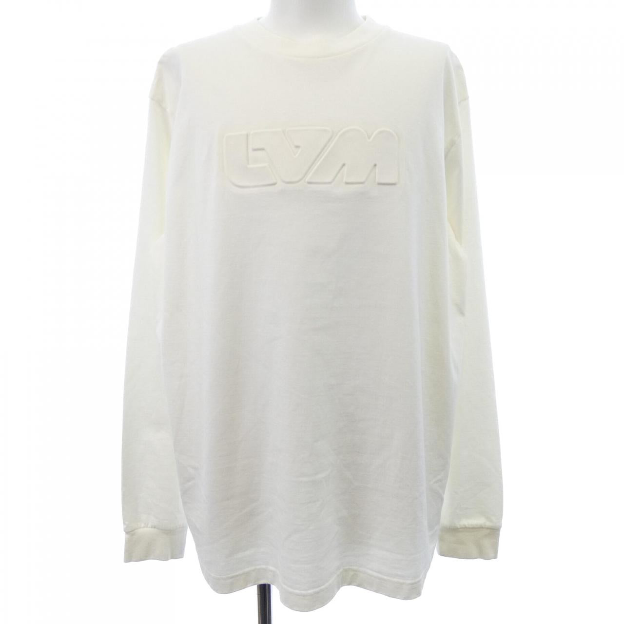 ルイヴィトン エンボスLV コットンロングスリーブTシャツ