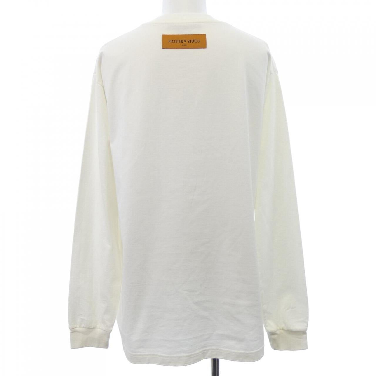 ルイヴィトン エンボスLV コットンロングスリーブTシャツ