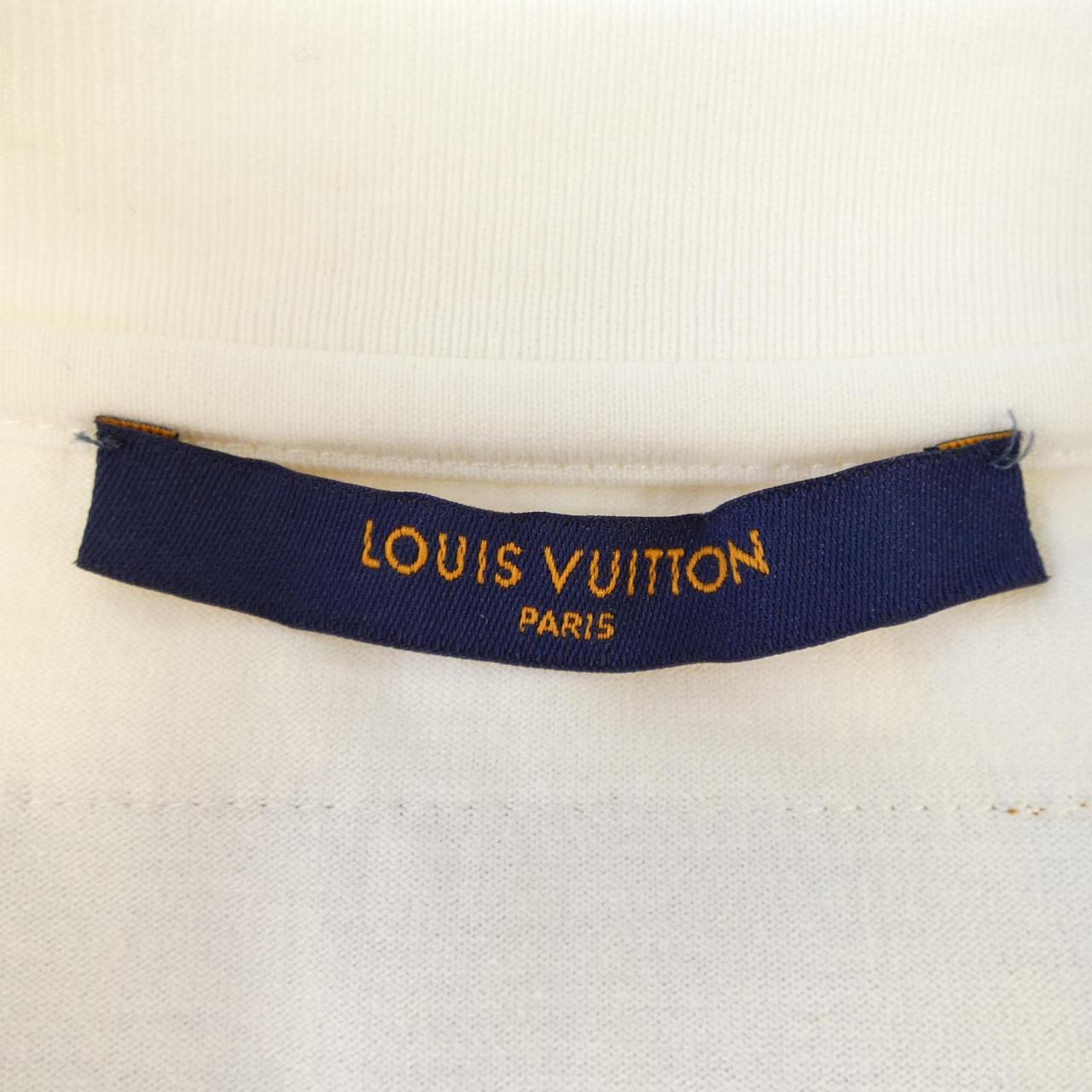 ルイヴィトン エンボスLV コットンロングスリーブTシャツ
