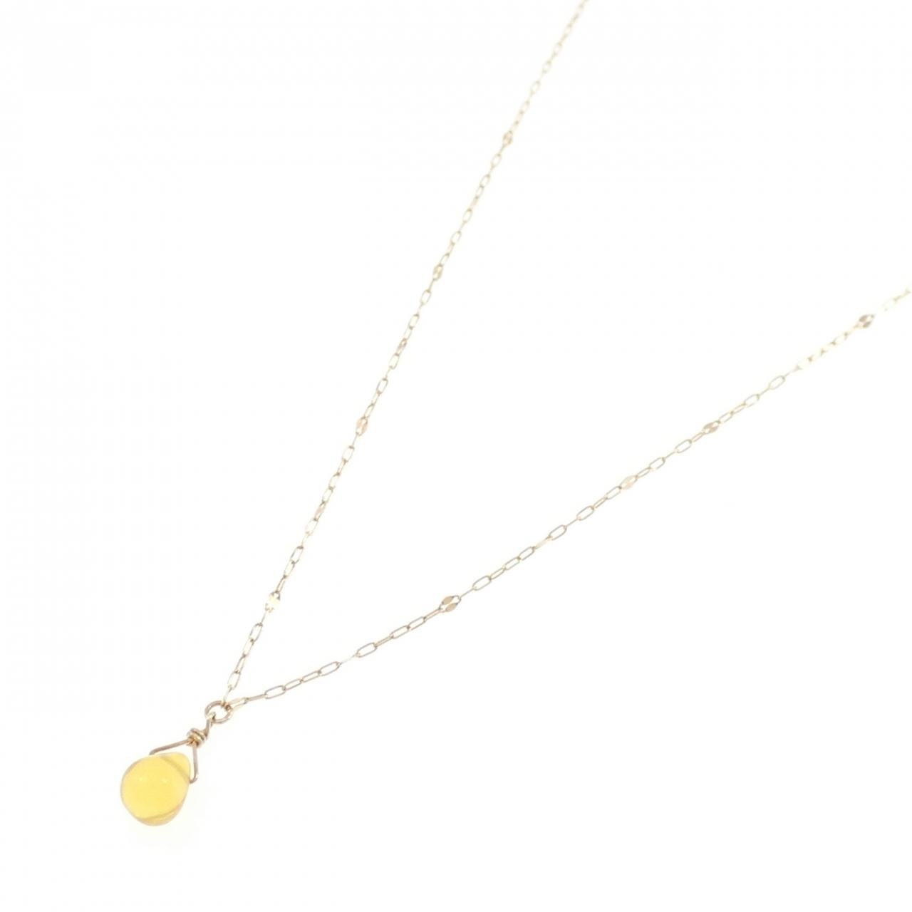 ジュエッテ K10イエローゴールド オパールネックレス