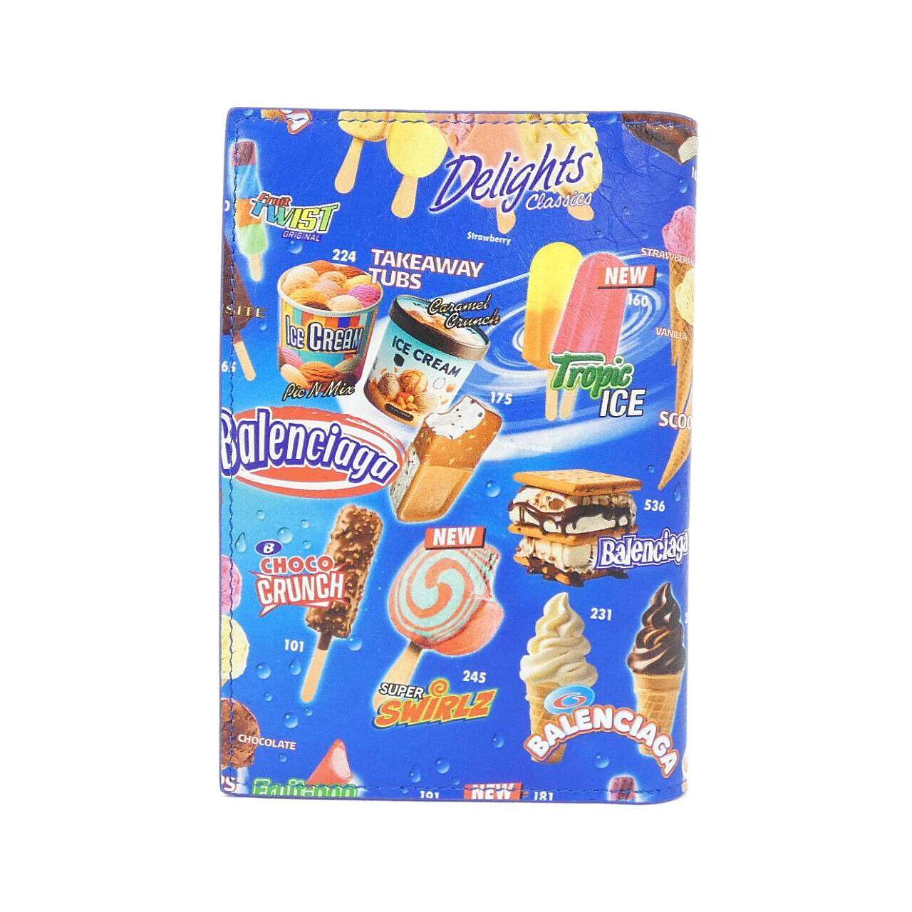 バレンシアガ レザー パスポートケース