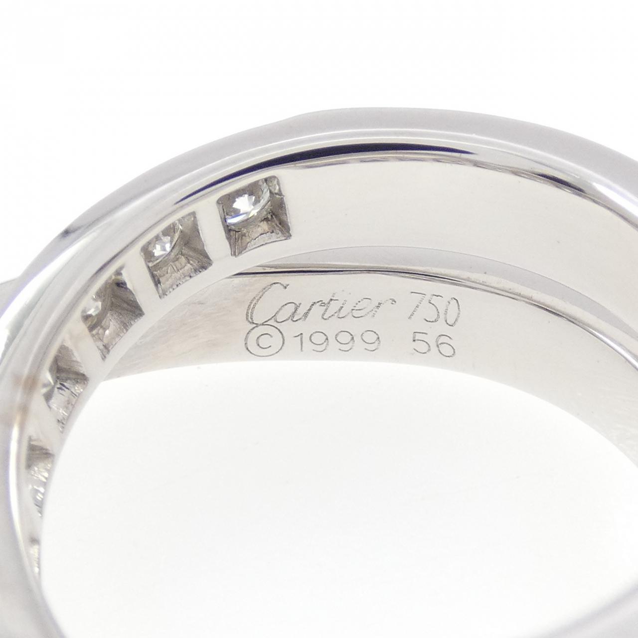 カルティエ パリ 750ホワイトゴールド ダイヤモンド リング 15.5号