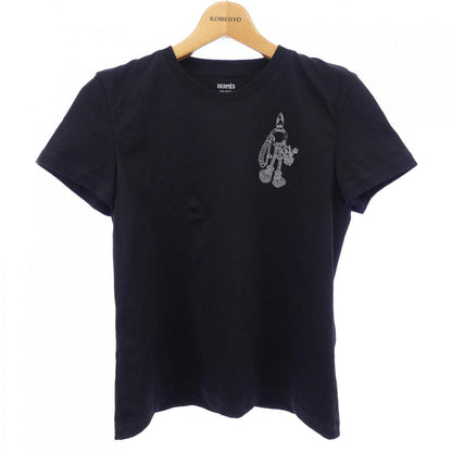 エルメス カルトゥッシュパルフロワ コットンTシャツ