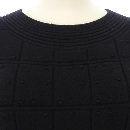 シャネル カシミヤ混ワンピース
