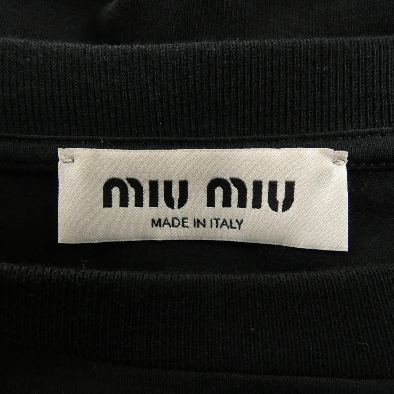 ミュウミュウ ロゴTシャツ