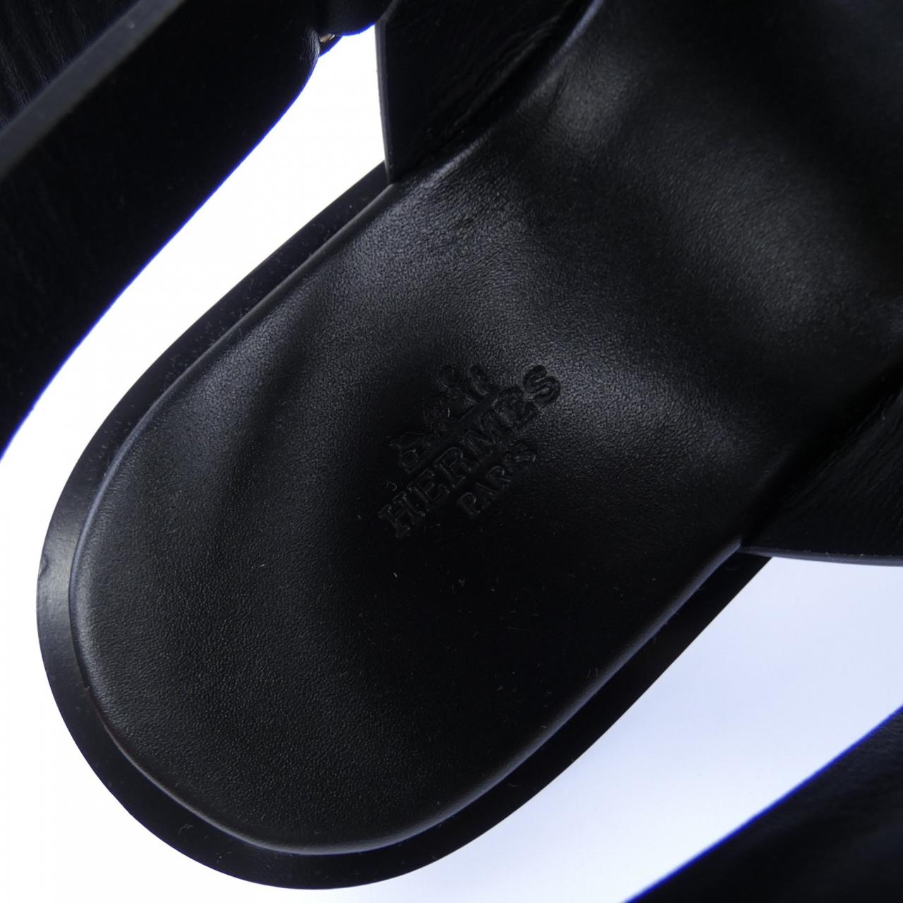 エルメス マイキー レザーサンダル