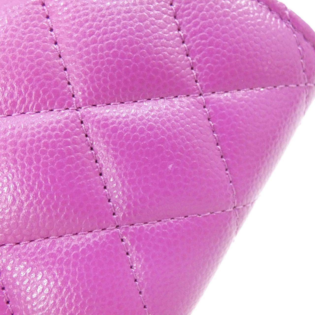 シャネル タイムレスクラシック キャビアスキン 財布