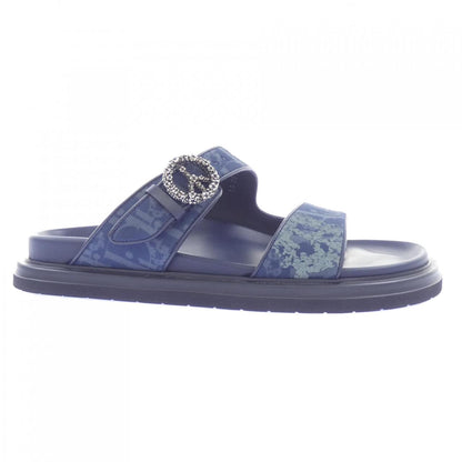 ディオール AQUA DOUBLE BAND DENIM TEARS レザーサンダル