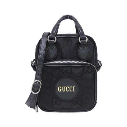 グッチ オフザグリッド GGナイロン レザー ショルダーバッグ