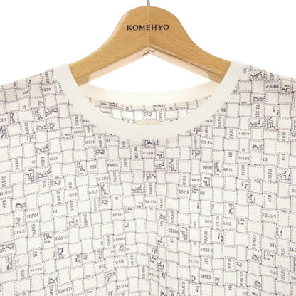 エルメス ボルデュックオーカレ コットンTシャツ