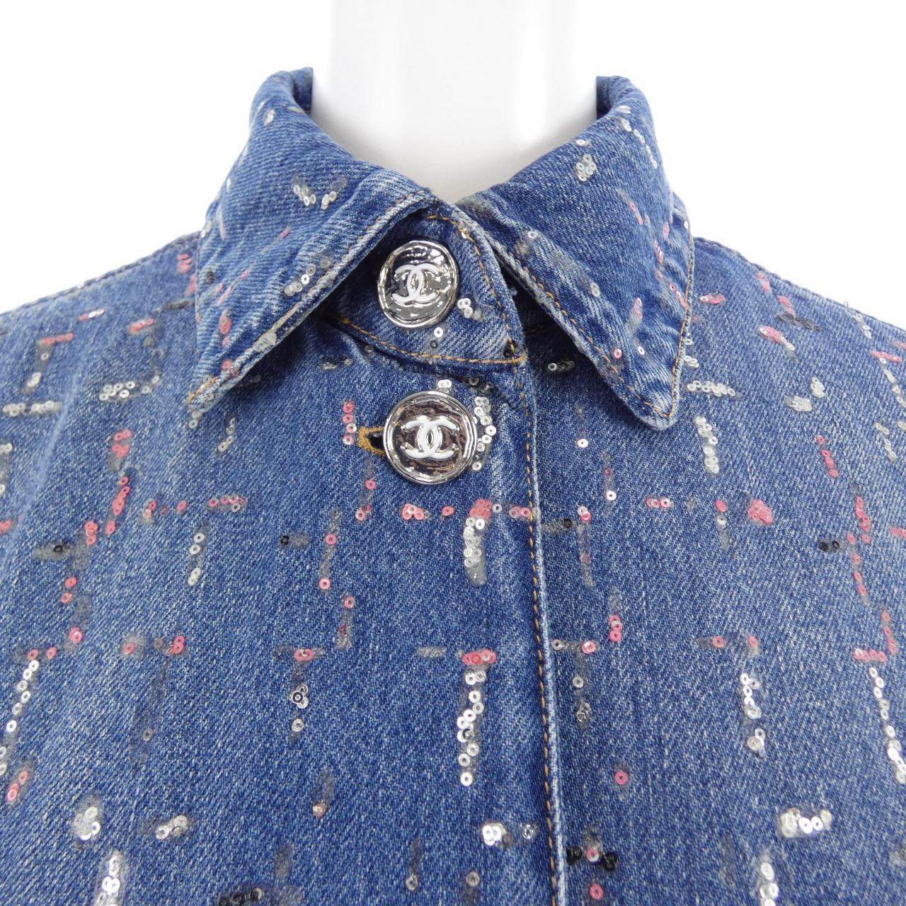 シャネル METIERS D’ART LOOK 38 デニムジャケット