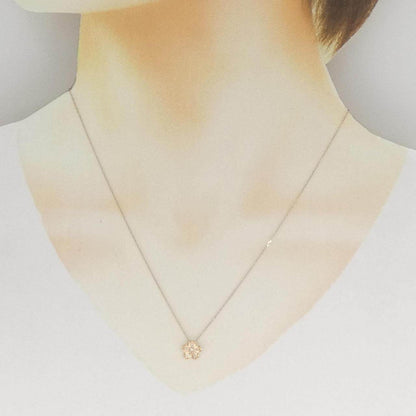 ヨンドシー Au750 ダイヤモンドネックレス