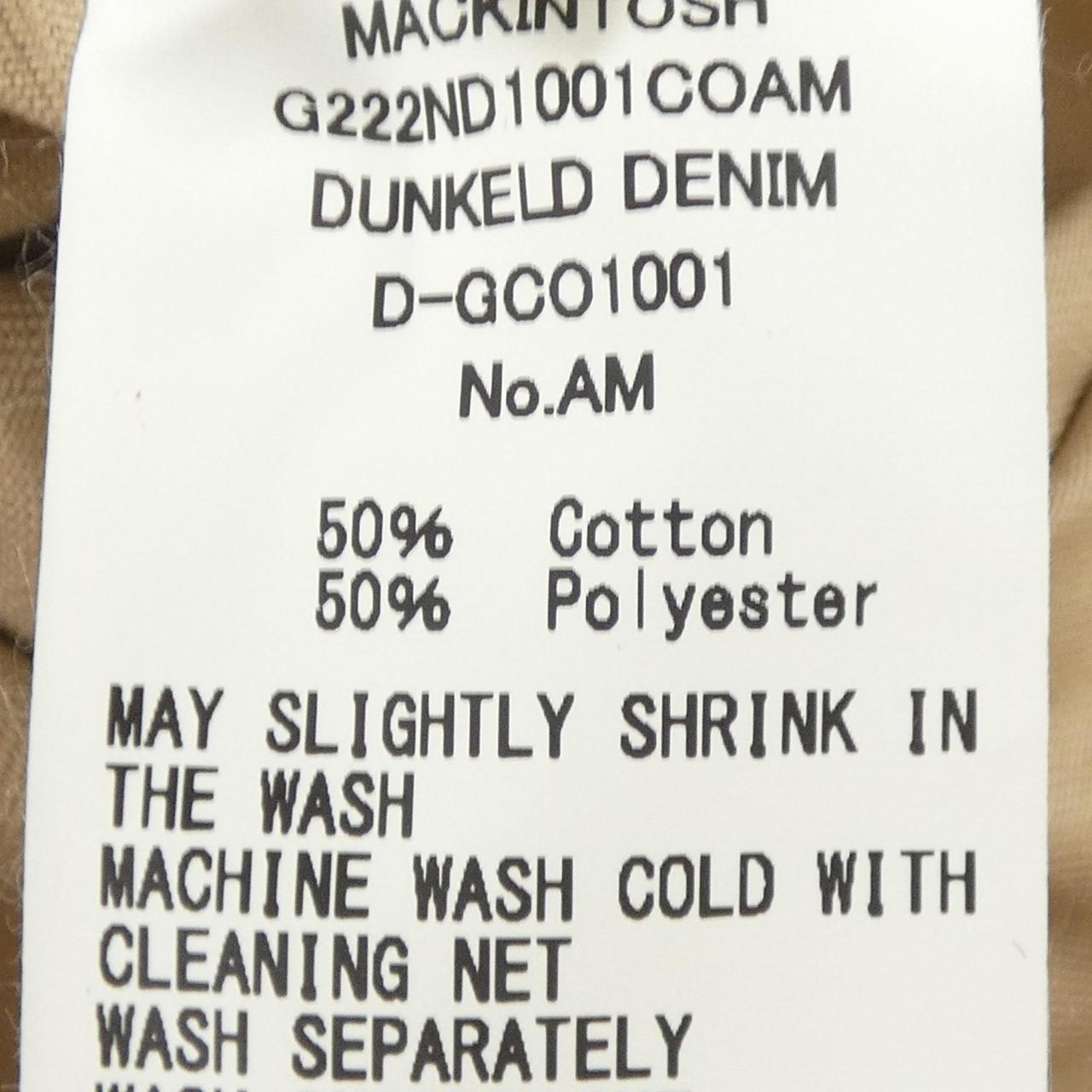 マッキントッシュ DUNKELDDENIM コート