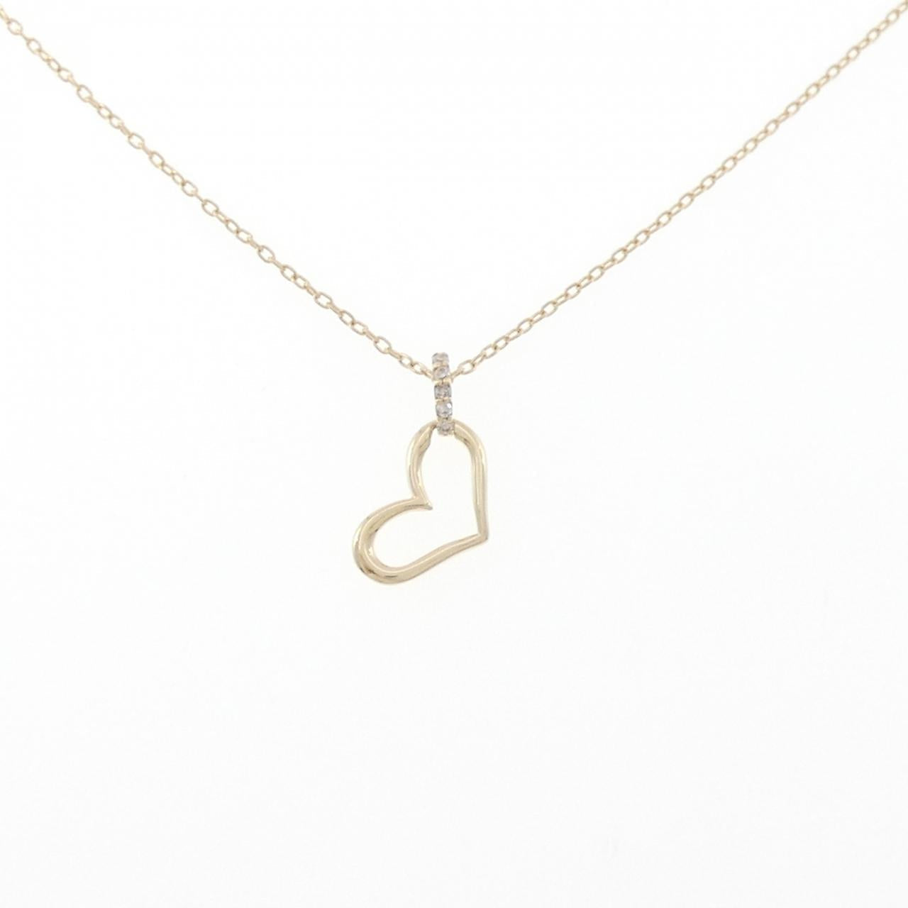 K10イエローゴールド ダイヤモンド ネックレス