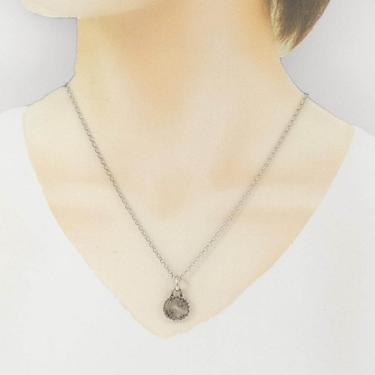 グッチ インターロッキングG 925シルバー ネックレス