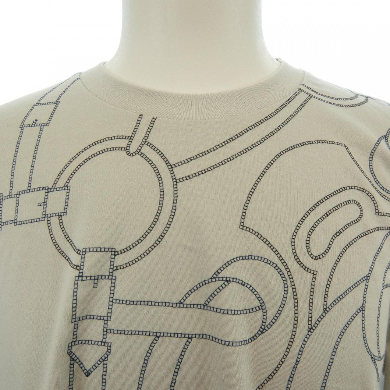 エルメス エポールドールモザイク コットン Tシャツ