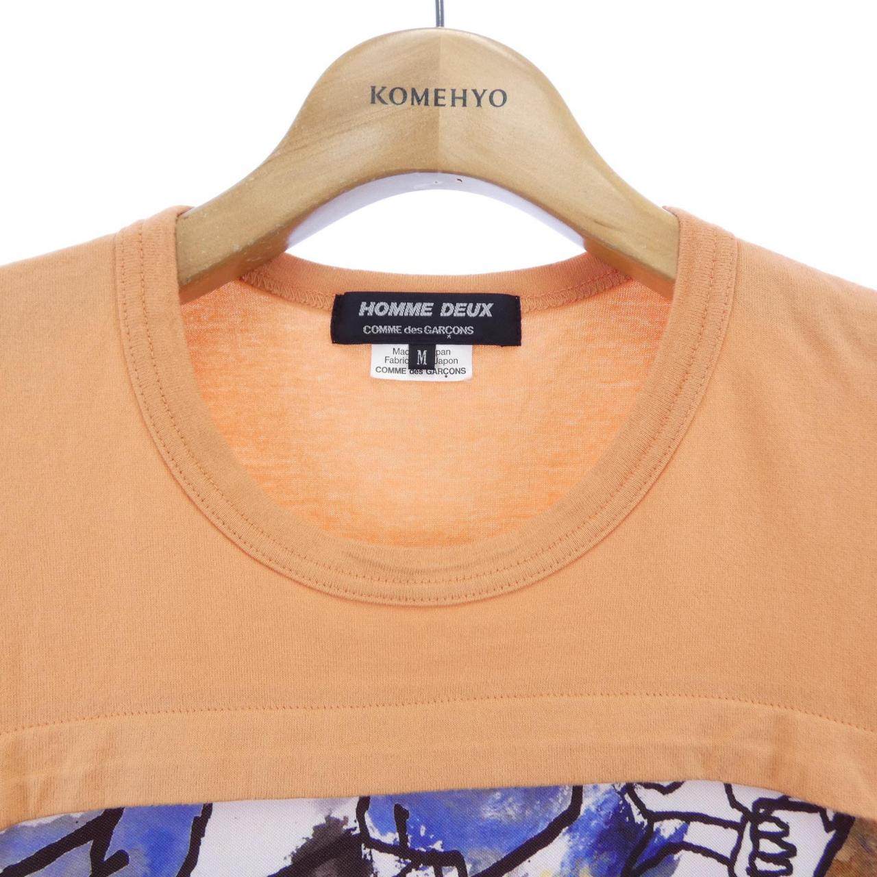 コムデギャルソンオムドゥ コットンTシャツ