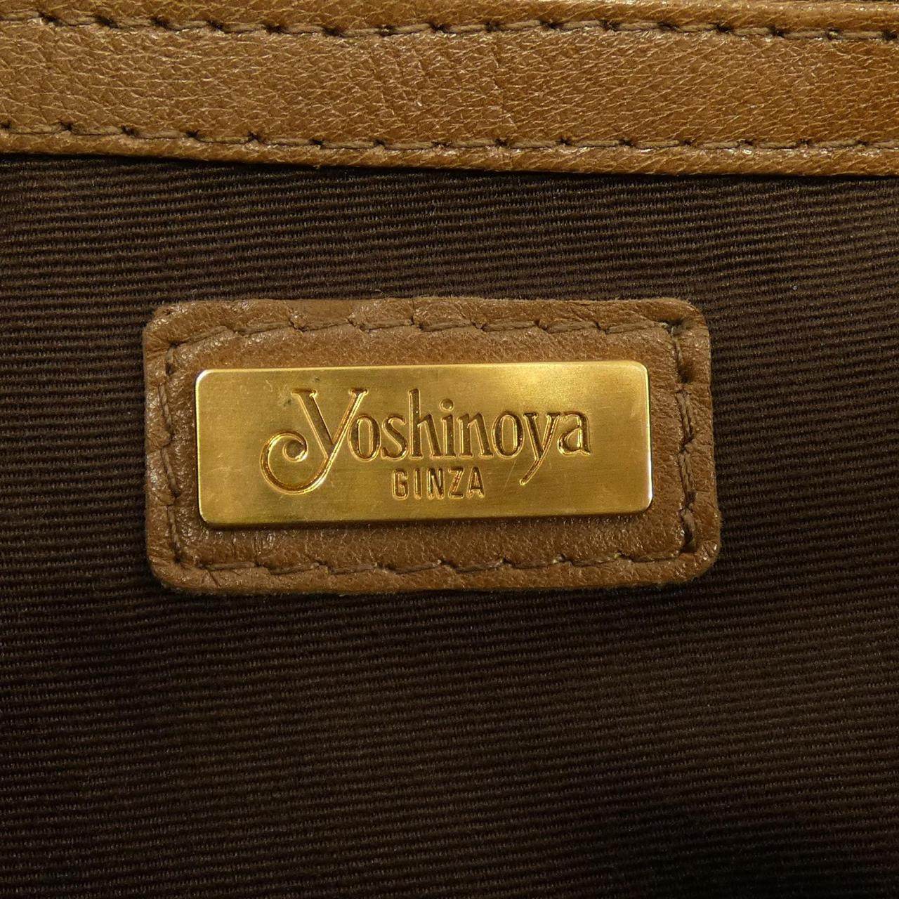 ヨシノヤ レザーハンドバッグ