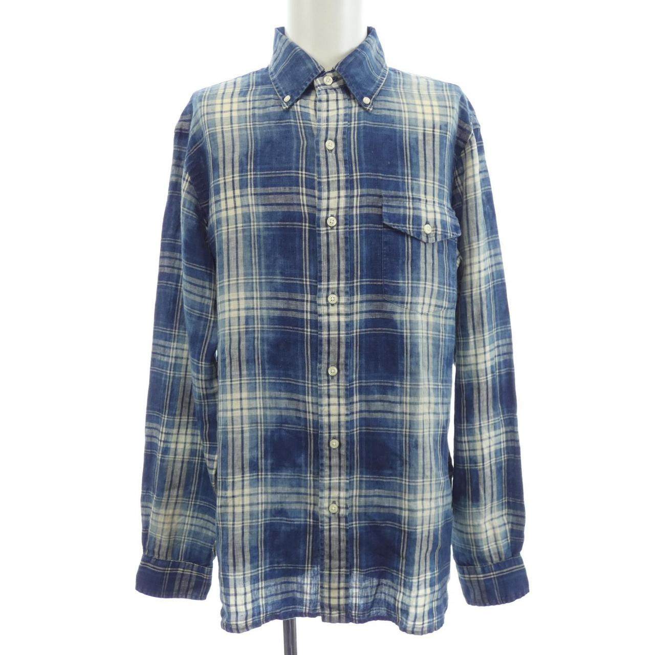 ポロラルフローレン CLASSIC FIT INDIGO コットンシャツ