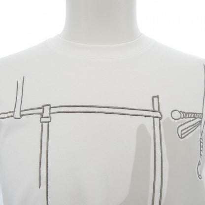 エルメス HARNAIS EN GOUACHE 3D コットンTシャツ