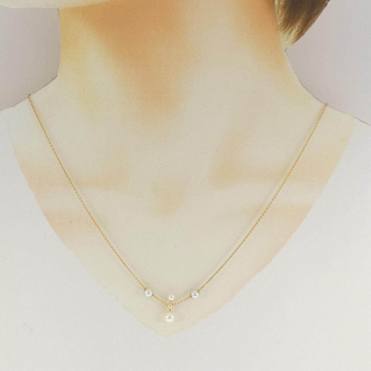 ミキモト アコヤパール Au750 ネックレス
