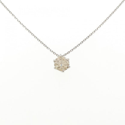 プラチナPT1000 PT850 1.531CT ダイヤモンドネックレス