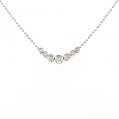 PT850 プラチナ ダイヤモンドネックレス 0.30CT