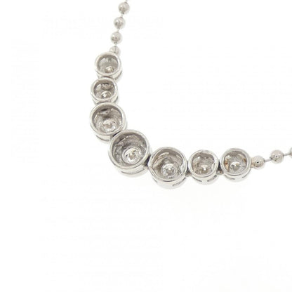 PT850 プラチナ ダイヤモンドネックレス 0.30CT