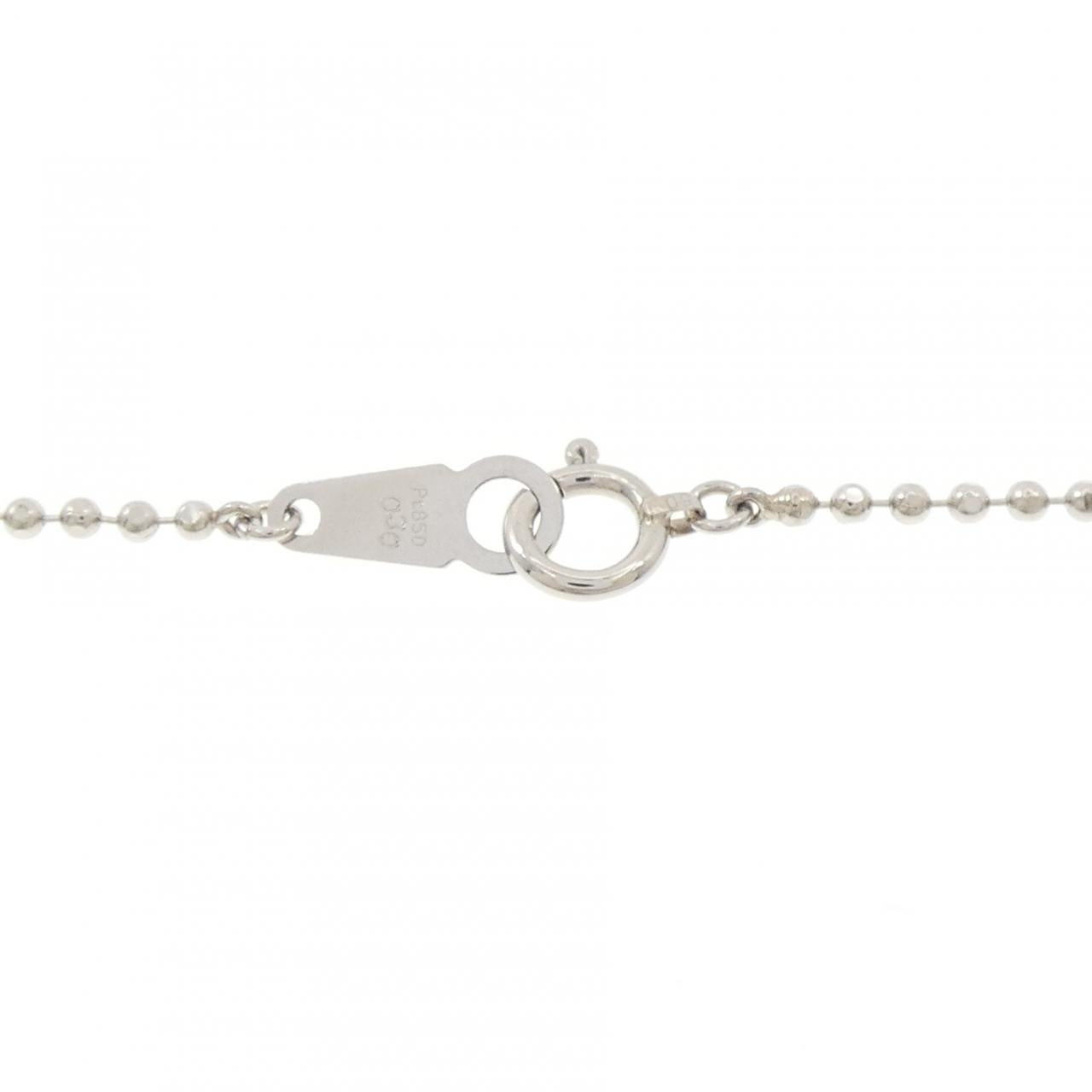 PT850 プラチナ ダイヤモンドネックレス 0.30CT