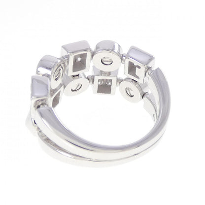 ブルガリ 750ホワイトゴールド ダイヤモンド リング 11号