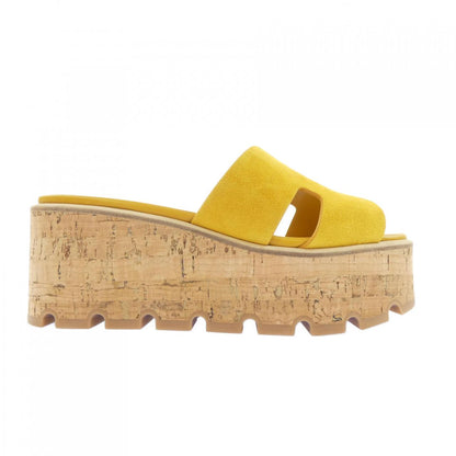 エルメス エズ シェーヴルヴェロア サンダル