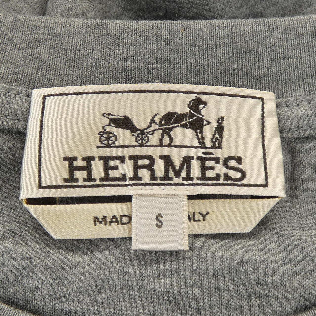 エルメス アッシュヴァル コットンTシャツ