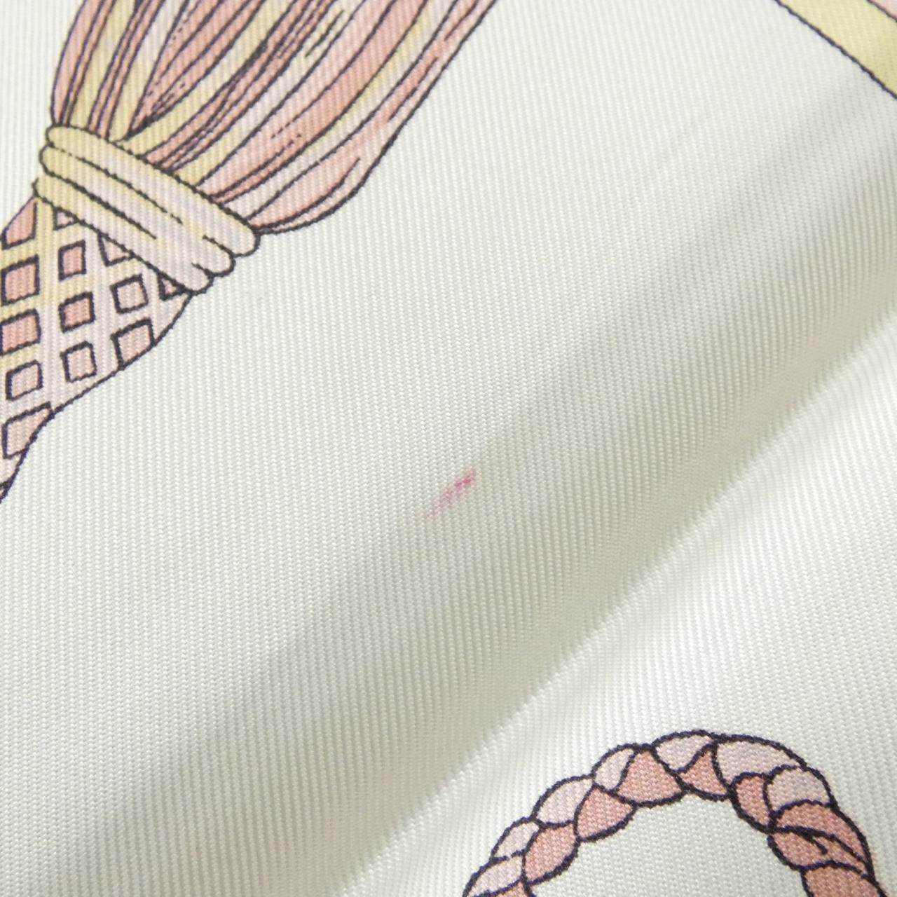 エルメス LES CLES シルクスカーフ