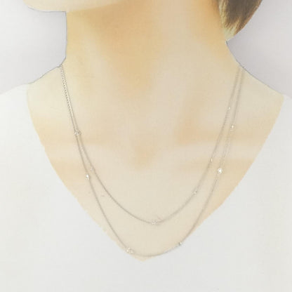 プラチナPT850 ダイヤモンドネックレス