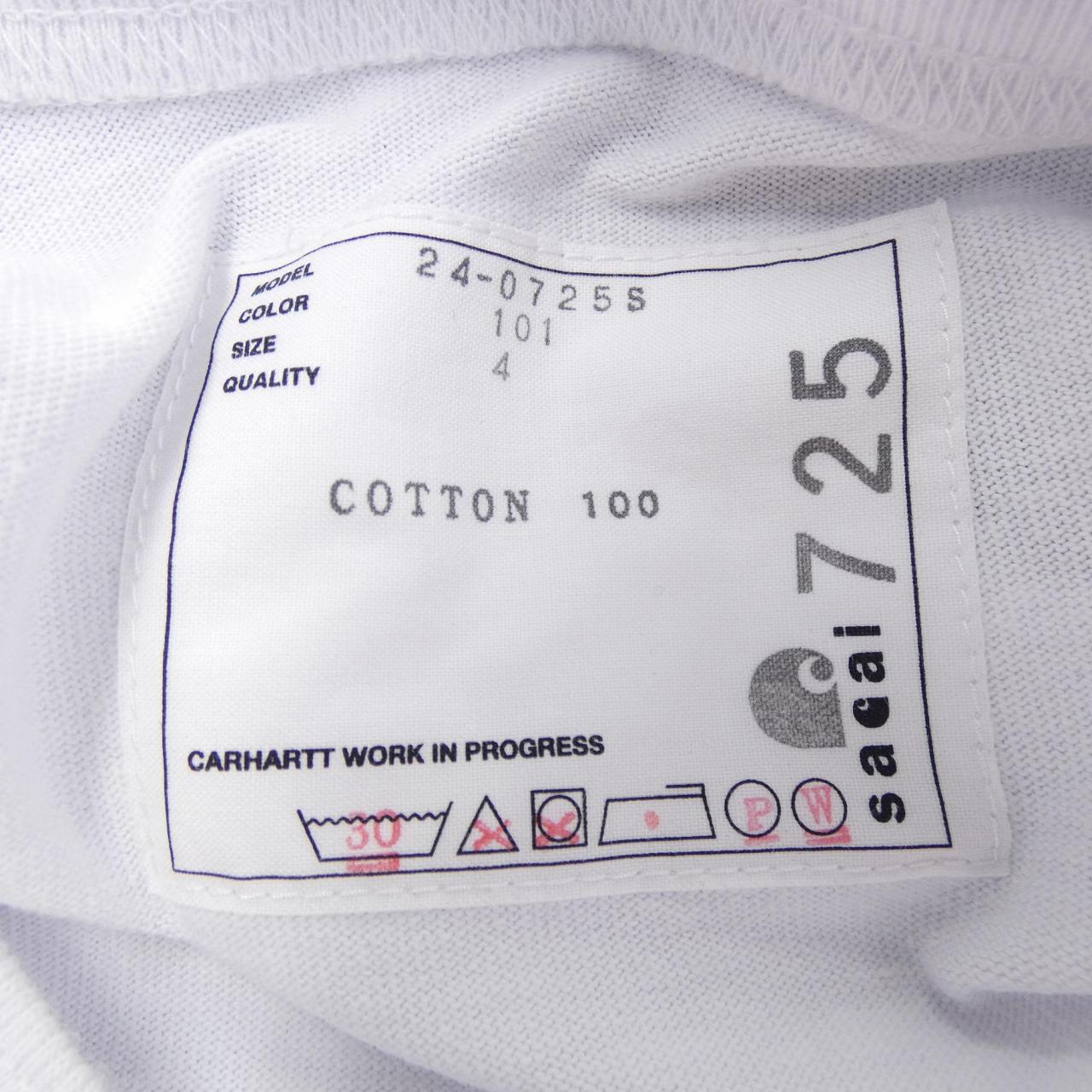サカイ Carhartt コットンTシャツ