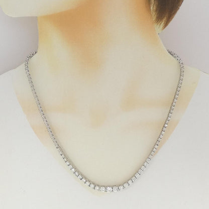 PT850 プラチナ ダイヤモンドネックレス 10.00CT